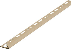M-D 73820 Tile Cap, 96 in L, 3/8 in W, PVC, Beige