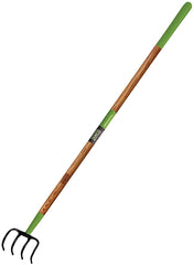 Ames 2853600 Forged Cultivator, 5 in W, 57-1/2 in L, 3-3/4 in L Tine, 4-Tine, Hardwood Handle