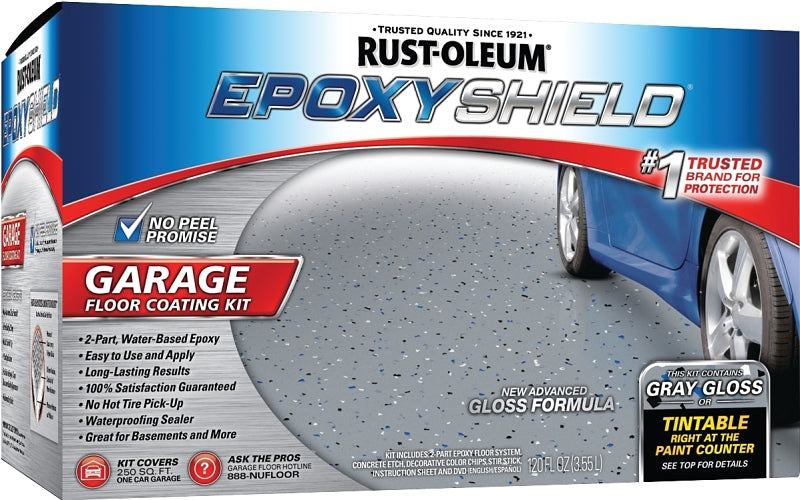 RUST-OLEUM EPOXYSHIELD 252625 Garage Floor Coating, Gloss