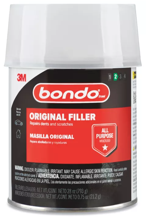 3M 20052 Putty, Gray, 1 qt Can