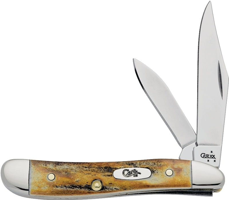 CASE 048 Pocket Knife, 5220 Stainless Steel Blade, 2-Blade