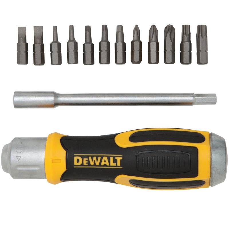 DeWALT DWHT69233 Ratcheting Screwdriver, Comfort-Grip Handle