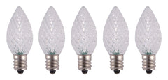 Hometown Holidays 24771 Bulb, Candelabra Lamp Base, LED Lamp, Crystal Cool White Light