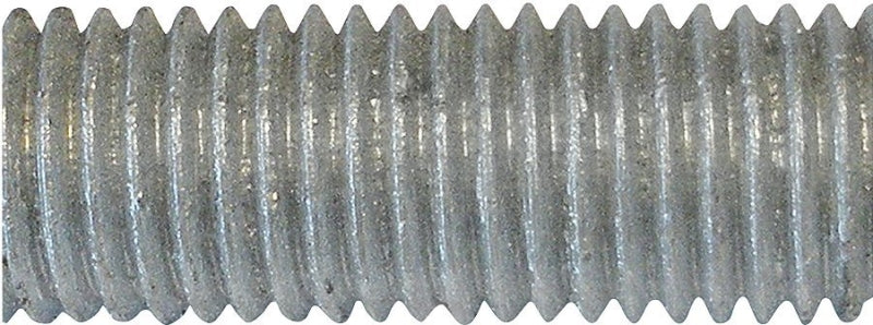 PFC TR-1002 Threaded Rod, 1/2-13 in Thread, 12 ft L, A Grade, Carbon Steel, Galvanized, NC Thread