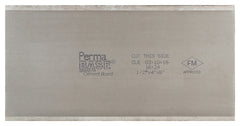PermaBase 50000079 Board, 8 ft L, 48 in W, 1/2 in Thick, Cement/Fiberglass Mesh, Gray