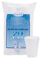 WinCup 240HW Beverage Cup, 16 oz Cup, Foam