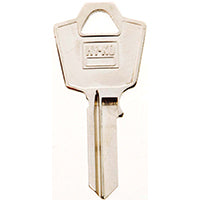 Hy-Ko 11010ES9 Key Blank, Brass, Nickel, For: ESP Vehicle Locks, ES9 Key Number