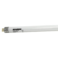Sylvania 21315 Fluorescent Bulb, 13 W, T5 Lamp, G5 Miniature Lamp Base, 830 Lumens, 4200 K Color Temp, Cool White