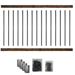 KIT WOODEN RAILING PRS TRT 6FT