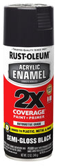 Rust-Oleum Automotive 271915 Automotive Spray Paint, Semi-Gloss, Black, 12 oz, Can