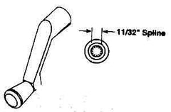 TH21998 COPPER HANDLE STANDARD