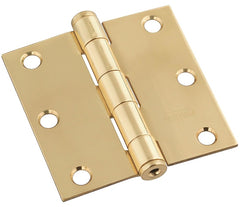 N238238 HINGE DOOR SLD BRS 3IN