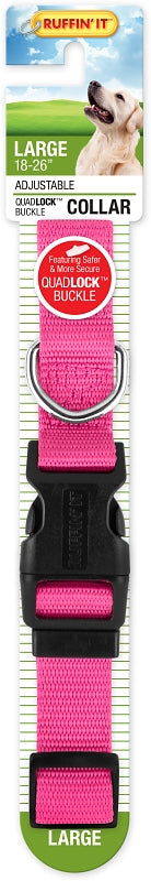 Ruffin'It 34143 Adjustable Dog Collar, 26 in L, 1 in W, Nylon
