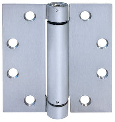 Tell Manufacturing HG100318 Spring Hinge, Stainless Steel, Satin, Fixed Pin, Wall Mounting