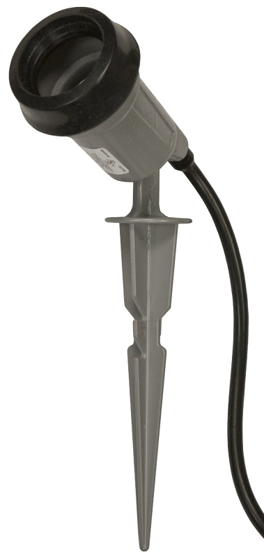 Bell 5792-0CN Lamp Holder Assembly, 125 V, 75 to 150 W, Metal Housing Material, Gray