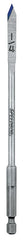Irwin 88804 Spade Drill Bit, 1/4 in Dia, 6 in OAL, Flat Flute, 1/4 in Dia Shank, Hex Shank