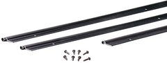 M-D 69918 Jamb Weatherstrip Kit, 7/8 in W, 1/4 in Thick, Aluminum/Vinyl