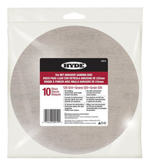 Hyde 09919 Sanding Disc, 9 in Dia, 120 Grit