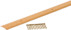 M-D 40134 Seam Binder, 72 in L, 1-1/4 in W, Aluminum, Oak