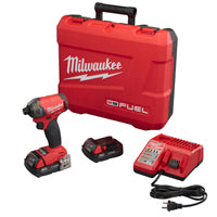 Milwaukee 2761-22/2760-22 Hydraulic Driver Kit, Battery Included, 18 V, 5 Ah, 1/4 in Drive, Hex Drive, 0 to 4000 ipm