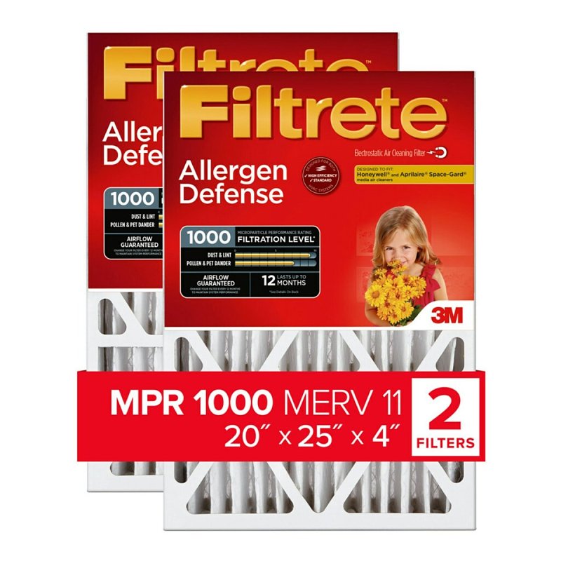 HP AIR FILTER 1000MPR 20X25X4