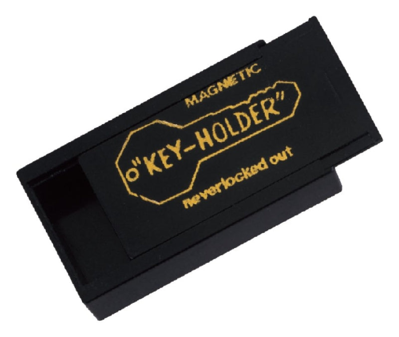 Vulcan TSC70121 Magnetic Key Holder, PVC, Black, 1-5/8 in W, 3/8 in H, 3 in D