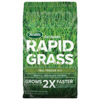 Scotts 18222 Rapid Grass Seed Mix, 5.6 lb Bag, 1845 sq-ft Coverage Area, Tall Fescue