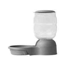 Petmate Replendish 24491 Gravity Feeder with Microban, S, 5 lb Volume, PET, Pearl Gray