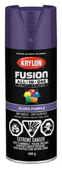 Krylon 427190007 Spray Paint, Gloss, Purple, 12 oz, Can