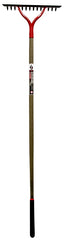 Garant GBLR14 Bow Rake, 15-1/2 in W Head, 14-Tine, Steel Head, 54 in L Handle