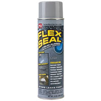 Flex Seal FSGRYR20 Rubberized Spray Coating, 12 sq-ft Coverage Area, Gray, 14 oz Can