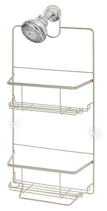 SHOWER CADDY SATIN SILVER