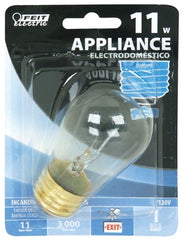 Feit Electric BP11S14 Incandescent Bulb, 11 W, S14 Lamp, Medium E26 Lamp Base, 2700 K Color Temp, 3000 hr Average Life