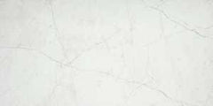 Emser Tile Sterlina II Series F20STERWH1224 Porcelain Tile, 24 in L Tile, 12 in W Tile, Rectified Edge, White