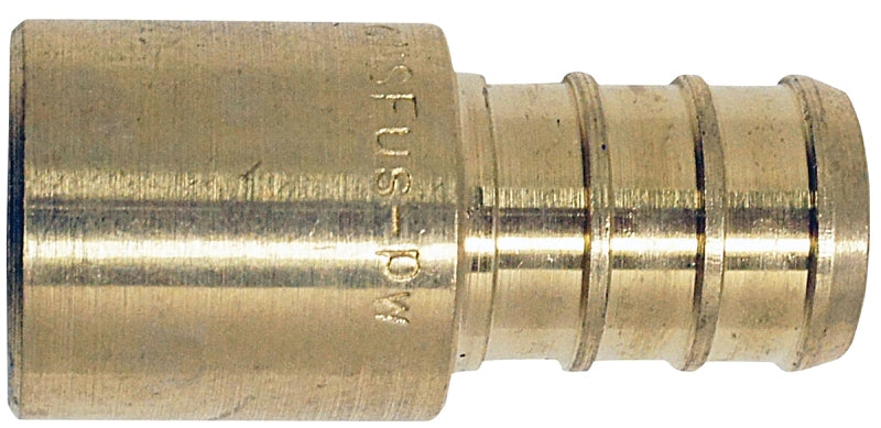 Apollo Valves APXMS1212 Pipe Adapter, 1/2 in, PEX x Male Solder, Brass, 200 psi Pressure