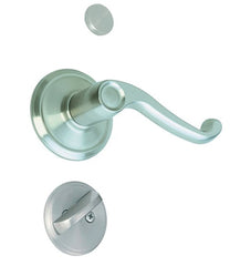 Schlage F59FLA619RH Handleset Trim, Grade 1 Grade, Mechanical Lock, Metal, Satin Nickel, Lever Handle, Residential