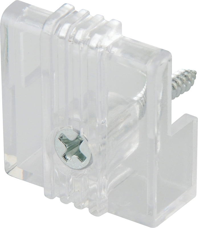 OOK 50226 Mirror Clip Set, Plastic, Clear, Wall Mounting