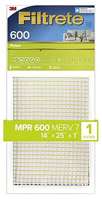 FILTER AIR POLLEN 14X25X1IN