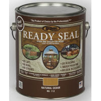 Ready Seal 112 Stain and Sealer, Natural Cedar, 1 gal, Can