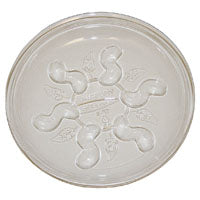 Gardener's Blue Ribbon Saucer Plus Series SP8VUS Planter Saucer, 8 in Dia, Plastic, Clear