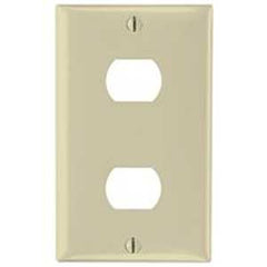 Legrand K2I Wallplate, 4-1/2 in L, 2-3/4 in W, 1 -Gang, Thermoset, Ivory