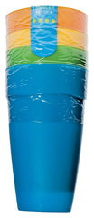 Easy Pack 8009 Tumbler, 16 oz Capacity, Plastic, Assorted