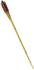 Seasonal Trends CY1005 Classic Bamboo Torch, 59.84 in H, Bamboo, Metal and Fiberglass, Brown, Natural Bamboo