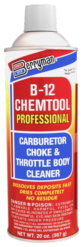 Berryman B-12 Chemtool 0120 Throttle Body Cleaner, 20 oz, Liquid, Aromatic