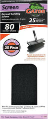 Gator 3304 Sandscreen, 11 in L, 4-3/8 in W, 80 Grit, Gator, Silicon Carbide Abrasive