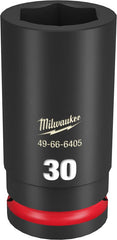 Milwaukee SHOCKWAVE Impact Duty Series 49-66-6411 Deep Impact Socket, 36 mm Socket, 3/4 in Drive, Square Drive, 6-Point