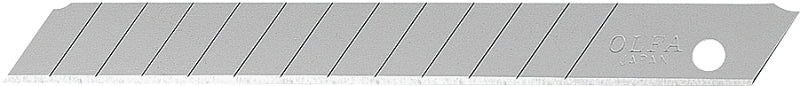 Olfa 5010 Knife Blade, 9 mm, Carbon Steel, 13-Point