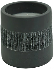 Seasonal Trends Y1278 Citronella Candle, Cylinder, Gray, 36 to 40 hr Burn Time, 30 oz Resin and 15 oz Wax Resin Cup