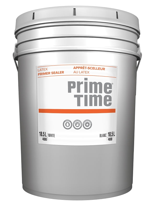 Prime Time CD0061040-20 Interior Primer Sealer, White, 5 gal, Pail