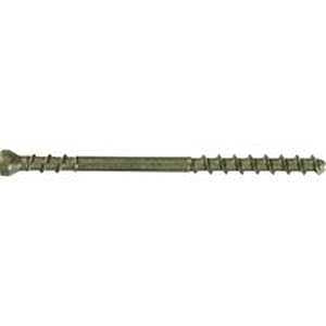 Camo 0345139-CA Deck Screw, #7 Thread, 2-3/8 in L, Trim Head, Star Drive, Carbon Steel, ProTech-Coated